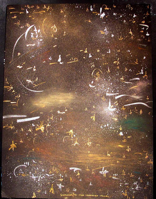 Artist Richard Lazzara. 'TERRACED VALLEY' Artwork Image, Created in 1986, Original Pastel. #art #artist