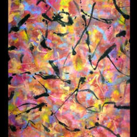 Richard Lazzara: 'TOUCH OF ARTIST', 1974 Acrylic Painting, Culture. Artist Description: TOUCH OF ARTIST 1974 is a sumie calligraphic painting from the HAIKU KOAN COLLECTION found at 