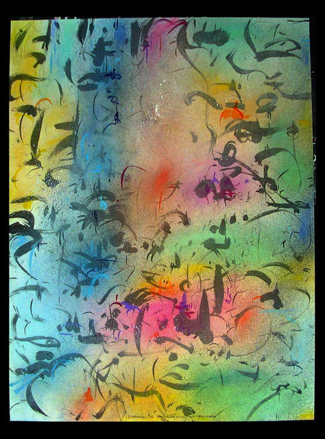 Richard Lazzara  'UNSWERVING ATTENTION', created in 1985, Original Pastel.