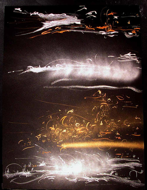 Artist Richard Lazzara. 'VAJRA YOGINI YONI' Artwork Image, Created in 1986, Original Pastel. #art #artist