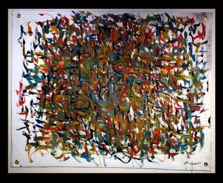 Richard Lazzara: 'WEAVE KNOT', 1972 Oil Painting, Geometric. WEAVE KNOT 1972 is from the' KNOT ART oil paintings group' available at 
