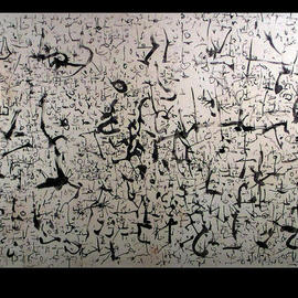 Richard Lazzara: 'WRAPPED IN MYSTERY', 1975 Acrylic Painting, Culture. Artist Description: WRAPPED IN MYSTERY 1975  is a sumie panorama painting from the  ONE WORLD CULTURE GROUP as seen at 