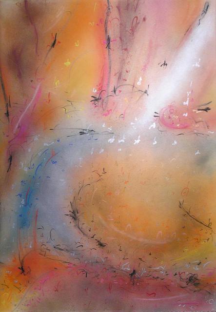 Richard Lazzara  'All The Seeds Of Karma', created in 1988, Original Pastel.