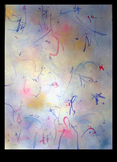 Richard Lazzara  'And As The Sun Slowly Sets', created in 1988, Original Pastel.