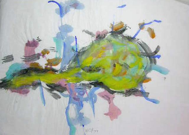 Richard Lazzara  'Art Recognition', created in 1974, Original Pastel.