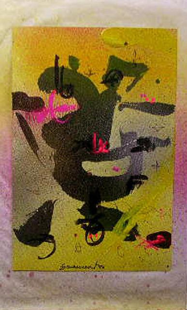 Richard Lazzara  'Art Spiritual Being', created in 1988, Original Pastel.