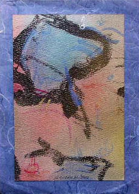 Richard Lazzara  'Art Very Broadly', created in 1988, Original Pastel.