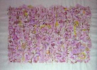Richard Lazzara: 'at geometry level', 1975 Calligraphy, Visionary. AT GEOMETRY LEVEL, from the folio MINDSCAPES is available at 