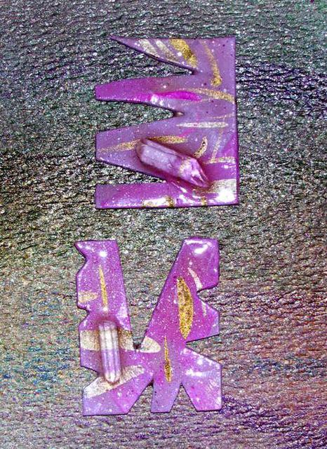 Richard Lazzara  'Crystal Memory Ear Ornaments', created in 1989, Original Pastel.