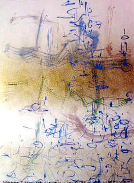 Richard Lazzara  'Depend On Spaces', created in 1982, Original Pastel.