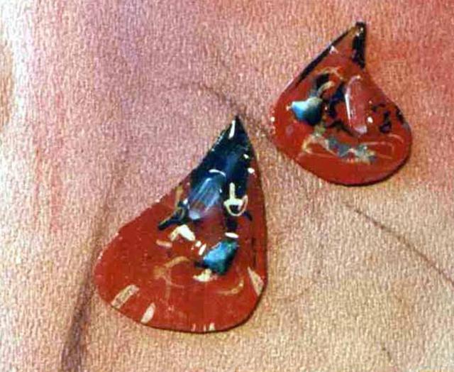 Richard Lazzara  'Dew Drops Ear Ornaments', created in 1989, Original Pastel.