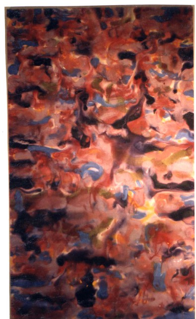 Artist Richard Lazzara. 'Dispersing Clouds Of Ignorance' Artwork Image, Created in 1990, Original Pastel. #art #artist