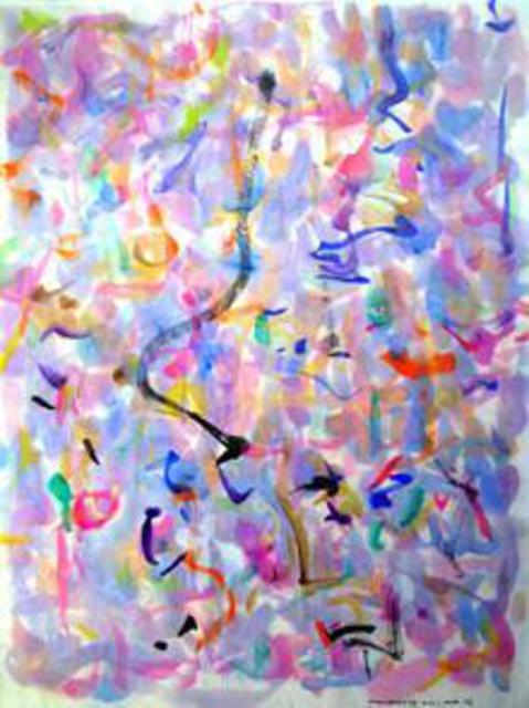 Richard Lazzara  'Dull And Color', created in 1974, Original Pastel.