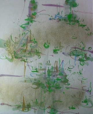 Richard Lazzara: 'emerged from', 1982 Calligraphy, Visionary. EMERGED FROM, from the folio MINDSCAPES is available at 