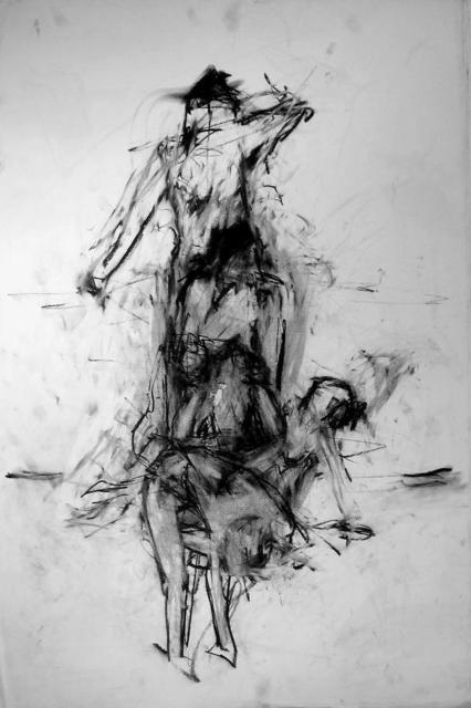 Richard Lazzara  'Figure A Cascade Of Motion', created in 1972, Original Pastel.
