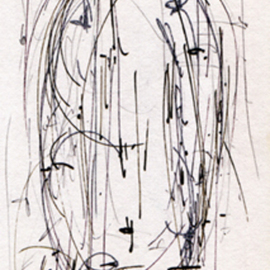 Formless Lingam Drawing, Richard Lazzara