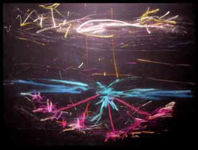 Richard Lazzara  'Horizons And Arms Of Space', created in 1982, Original Pastel.