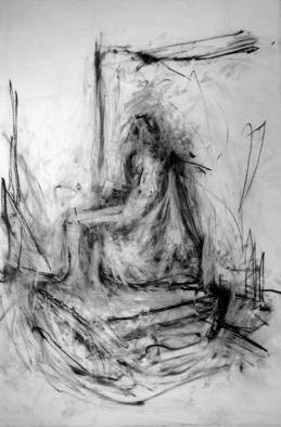 Richard Lazzara: 'how the past figures in today', 1972 Charcoal Drawing, History. how the past figures in today 1972 from the folio  DRAWING ON NY STUDIO SCHOOL TRAINING  by Richard Lazzara is available at  