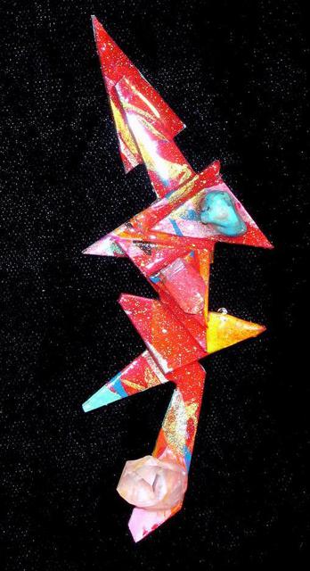 Richard Lazzara  'Intricacy Pin Ornament', created in 1989, Original Pastel.