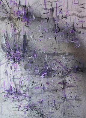 Richard Lazzara: 'it is equipped', 1983 Calligraphy, Visionary. IT IS EQUIPPED, from the folio MINDSCAPES is available at 