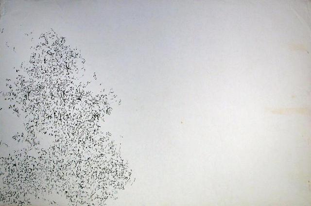 Artist Richard Lazzara. 'Kaligraphy On The Edge Of     Formlessness' Artwork Image, Created in 1972, Original Pastel. #art #artist