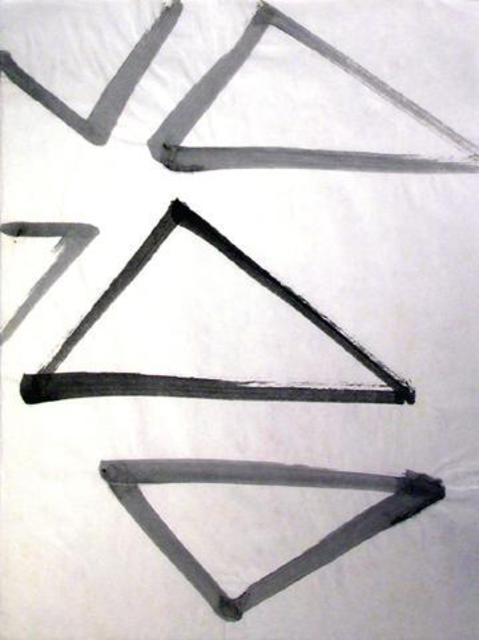 Richard Lazzara  'Language Of Zen', created in 1975, Original Pastel.