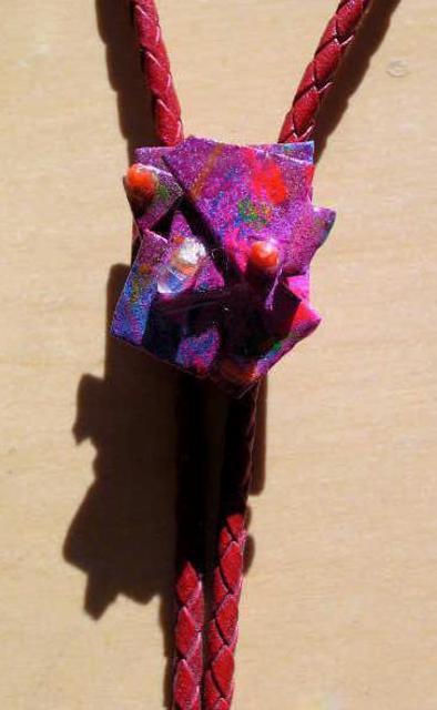 Richard Lazzara  'Layers Bolo Or Pin Ornament', created in 1989, Original Pastel.