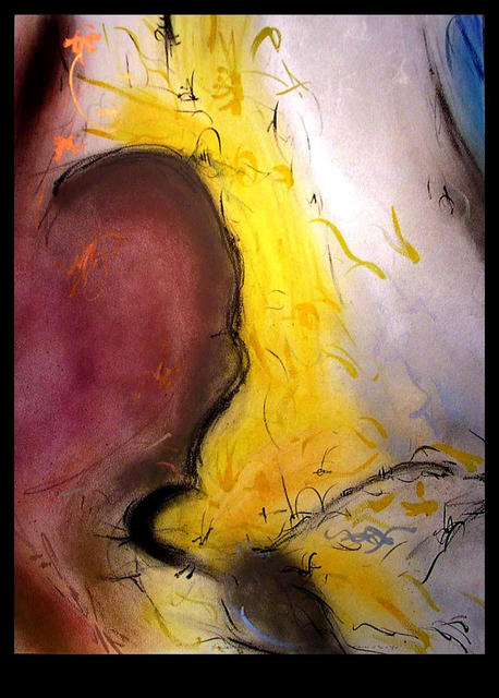 Richard Lazzara  'Life Can Unfold Within Us', created in 1988, Original Pastel.