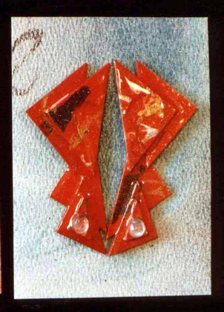 Artist Richard Lazzara. 'Manicure Ear Ornaments' Artwork Image, Created in 1989, Original Pastel. #art #artist