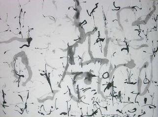Richard Lazzara: 'manifold shapes', 1974 Calligraphy, Visionary. MANIFOLD SHAPES, from the folio MINDSCAPES is available at 