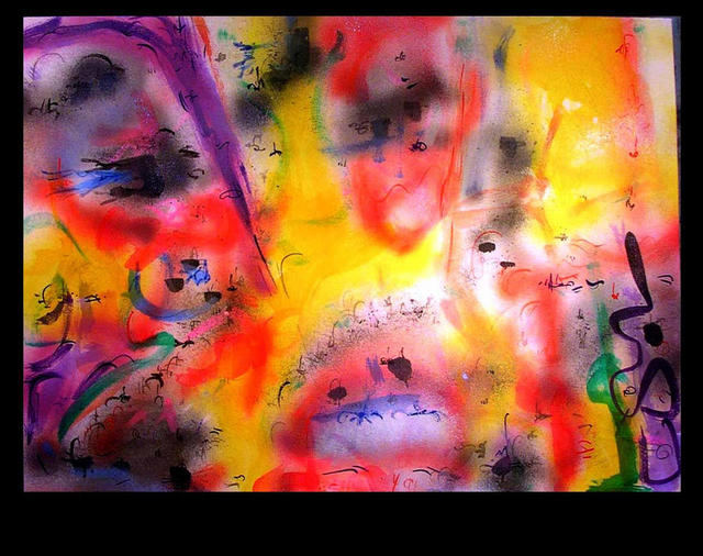 Richard Lazzara  'Marks In Time', created in 1990, Original Pastel.
