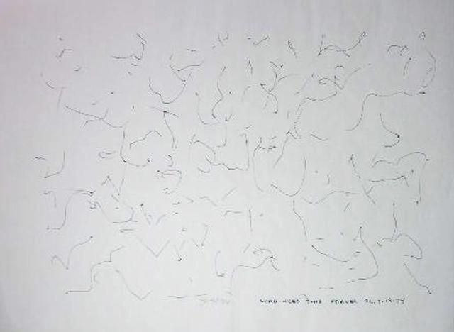 Richard Lazzara  'Master Of Arts', created in 1974, Original Pastel.