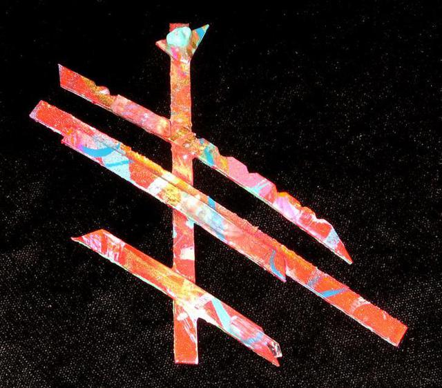 Richard Lazzara  'May Pole Pin Ornament', created in 1989, Original Pastel.