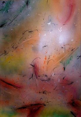 Richard Lazzara: 'mind flames', 1988 Mixed Media, Inspirational. mind flames 1988  from the folio 