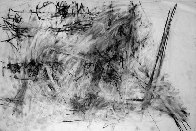 Richard Lazzara  'Modeling Energies With Charcoal And Eraser', created in 1972, Original Pastel.