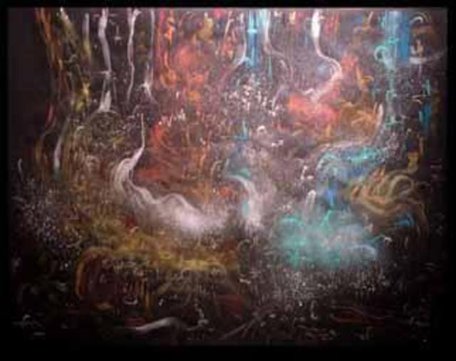Richard Lazzara  'Nebula Residue', created in 1994, Original Pastel.