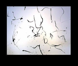 Richard Lazzara: 'night of consciousness lingam', 1977 Calligraphy, Culture. night of consciousness lingam 1977 is a sumie calligraphy painting from the HERMAE LINGAM ROSETTA as archived at 