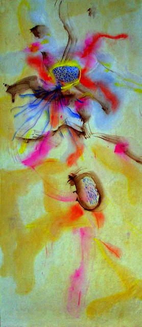 Richard Lazzara  'Nursing Artist Breast', created in 1976, Original Pastel.