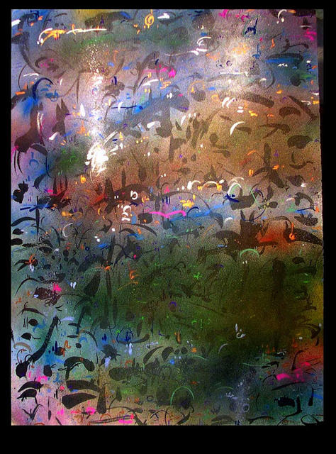 Artist Richard Lazzara. 'Ocean Of Mind' Artwork Image, Created in 1986, Original Pastel. #art #artist