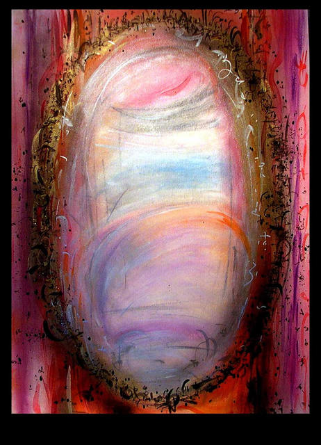 Richard Lazzara  'Om Lingam', created in 1990, Original Pastel.
