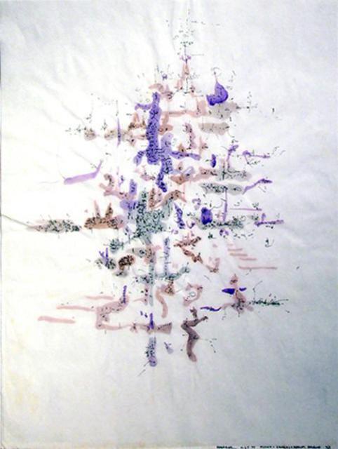 Richard Lazzara  'Plains Levels A Realm Beyond', created in 1975, Original Pastel.