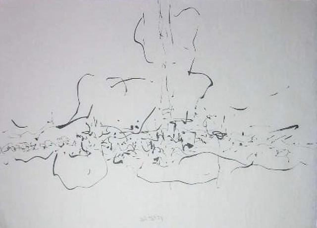 Artist Richard Lazzara. 'Planting Seeds' Artwork Image, Created in 1974, Original Pastel. #art #artist