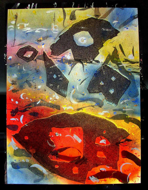 Artist Richard Lazzara. 'Portal To Soul' Artwork Image, Created in 1988, Original Pastel. #art #artist
