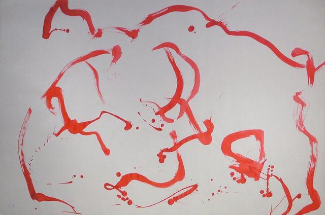 Artist Richard Lazzara. 'Positive Bloodlines' Artwork Image, Created in 1972, Original Pastel. #art #artist