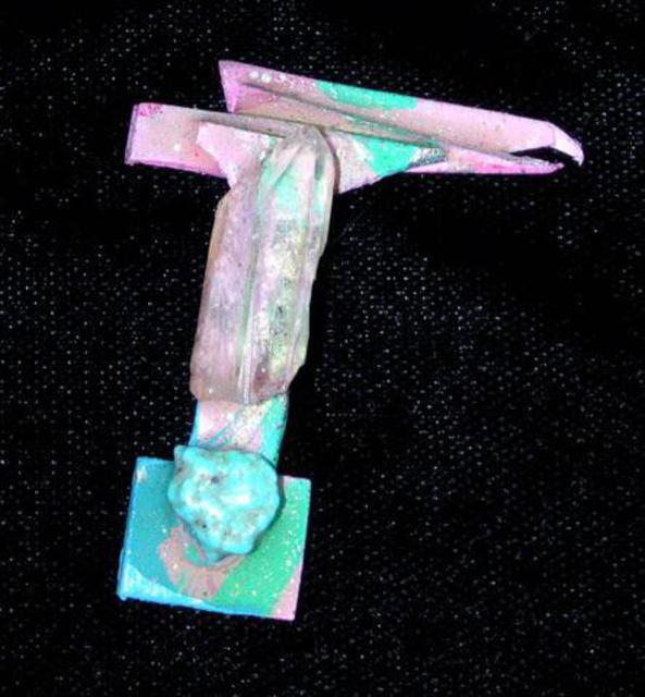 Richard Lazzara  'Power Drill Pin Ornament', created in 1989, Original Pastel.