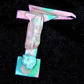 Richard Lazzara: 'power drill pin ornament', 1989 Mixed Media Sculpture, Fashion. Artist Description: power drill pin ornament from the folio LAZZARA ILLUMINATION DESIGN is available at 