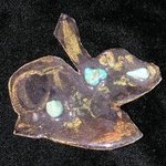 rabbit ears pin ornament By Richard Lazzara