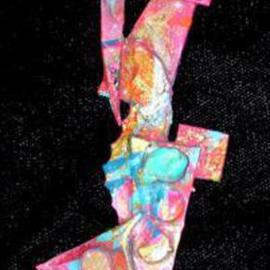 Richard Lazzara: 'remember this time pin ornament', 1989 Mixed Media Sculpture, Fashion. Artist Description: remember this time pin ornament from the folio LAZZARA ILLUMINATION DESIGN is available at 