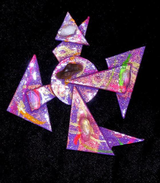 Richard Lazzara  'Rotation Pin Ornament', created in 1989, Original Pastel.