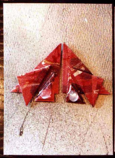 Richard Lazzara  'Sky Ear Ornaments', created in 1989, Original Pastel.